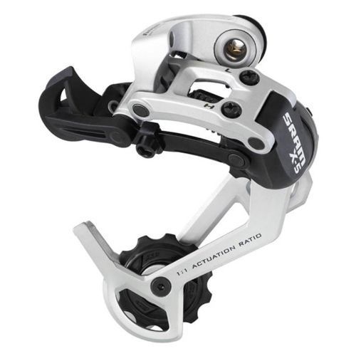 Dérailleur Arrière SRAM X5 – VTT 9 Vitesses – Chape Longue – Aluminium Argent