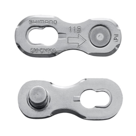 Attache rapide Shimano SM-CN900-11 Quick-Link – Chaîne vélo 11 vitesses – Blister de 2 maillons