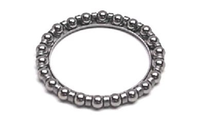 Roulement bague direction vélo 1/8” – Sachet de 20 billes montées en bague acier