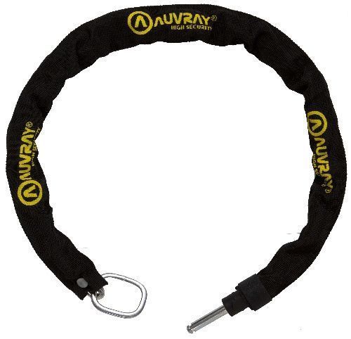 Chaîne lasso Auvray Plug – Ø5,5 mm, 90 cm, acier cémenté pour antivol fer à cheval, gaine nylon tressé