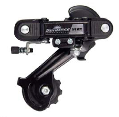 Dérailleur Arrière SunRace – VTT 6/7 Vitesses – Sans Patte – Chape Longue