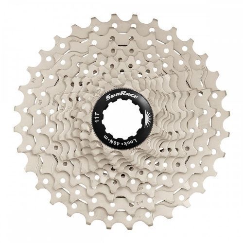 Cassette SunRace CSRS3 – 11 Vitesses 11-32 Dents – Finition Métallique – Route et Gravel Polyvalente