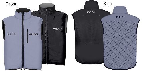 Gilet de cyclisme PROVIZ REFLECT360 Switch – Réversible haute visibilité, taille 2XL