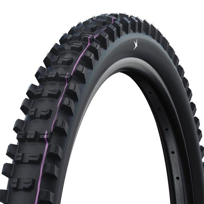 Photo de Pneu VTT Schwalbe Shredda Rear Gravity Pro Addix Ultra Soft 27.5×2.50 (64-584) – Tubeless Ready – E-50 Description par SCHWALBE