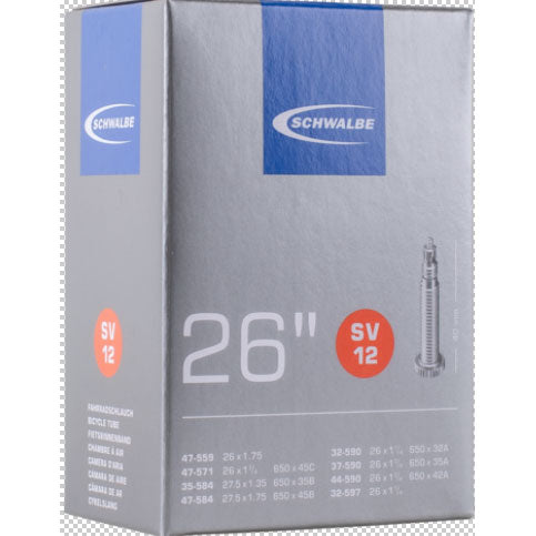 Chambre à air vélo Schwalbe SV12 26x1.75 (30/47-559/597) valve Presta 40 mm