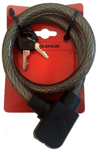 Antivol câble vélo Trelock – 75 cm, Ø15 mm, robuste et flexible, sécurité quotidienne