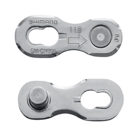 Attache rapide Shimano SM-CN900-11 Quick-Link – Chaîne vélo 11 vitesses – Blister de 2 maillons