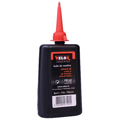 Huile de vaseline pour chaîne vélo – Burette 100 ml – Lubrifiant toutes conditions Route & VTT