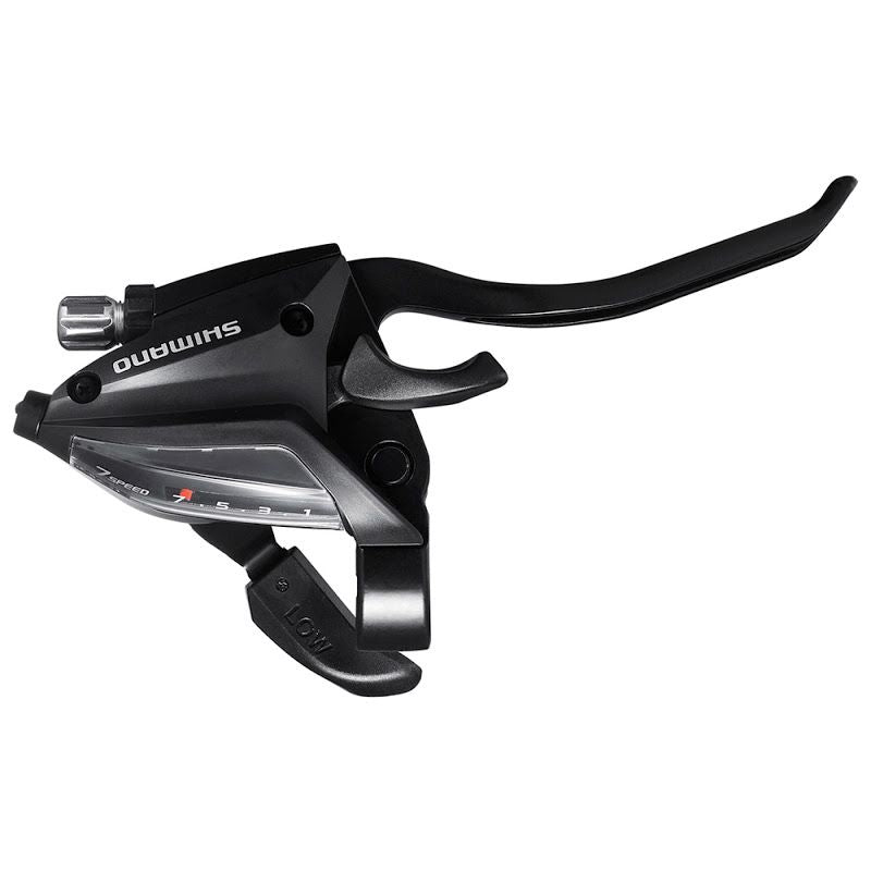 Manette de dérailleur droite Shimano ST-EF500 – VTT 7 vitesses, levier de frein 4 doigts