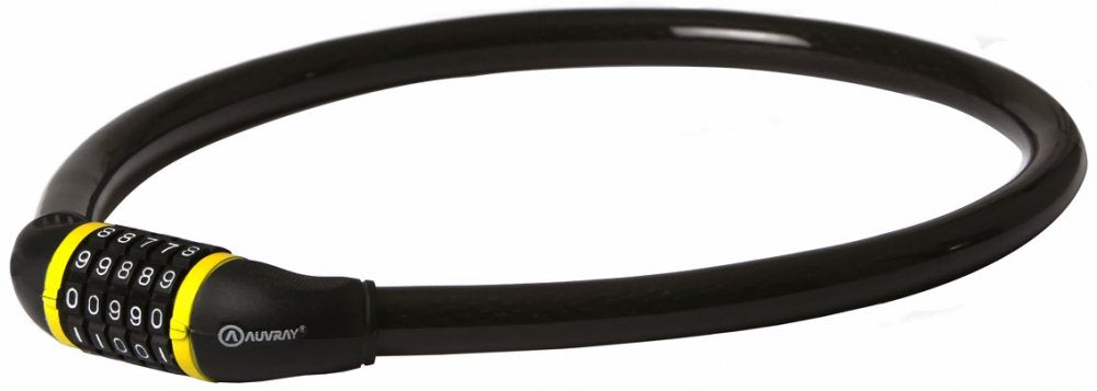 Antivol câble à code Auvray – Ø20 mm x 80 cm – Code 5 chiffres programmable Description courte