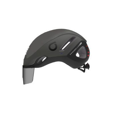 CASQUE URBAN E-ONE VISOR VERT KAKI BRIKO L 59/63CM