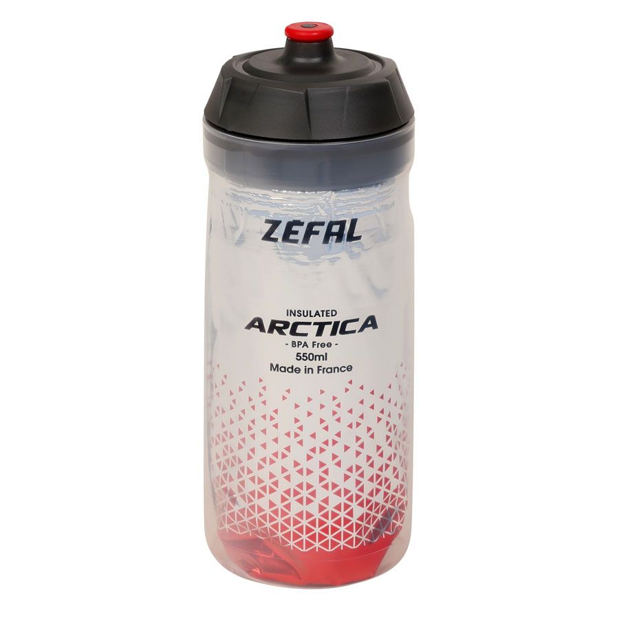 Bidon Isotherme Zefal Arctica 55 Rouge 550 ml – Sans odeur, Léger et Performant jusqu’à 2h30