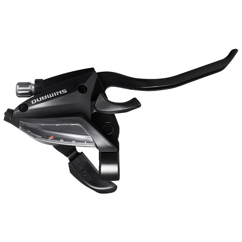 Manette de dérailleur droite Shimano ST-EF500 – VTT 7 vitesses, levier de frein 4 doigts