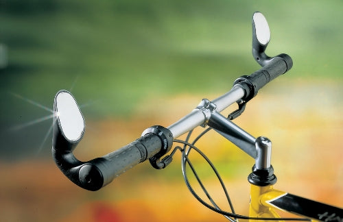 Rétroviseurs vélo Sprintech City/VTT – Paire – Noir – Sécurité, anti-vibration, résistants aux chocs
