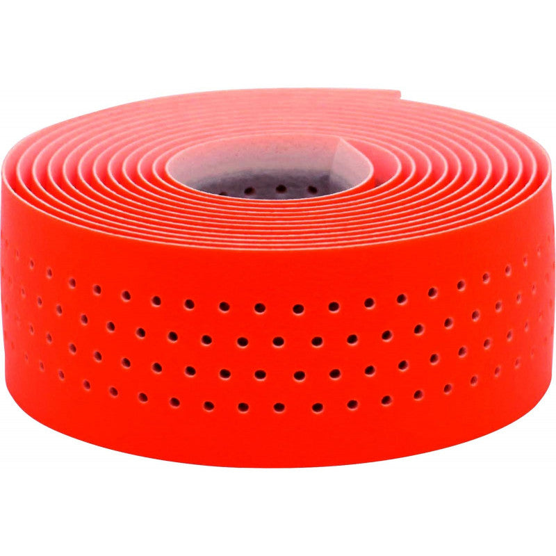 Ruban de guidon Guidoline Fluo Grip – Rouge fluorescent antidérapant