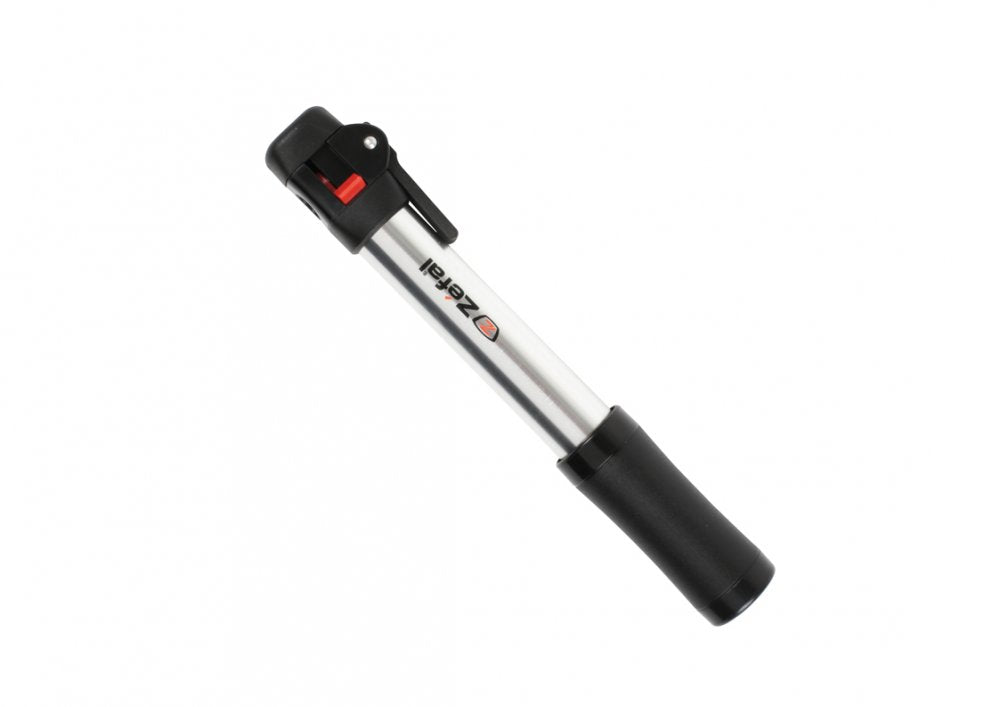 Photo de Pompe mini vélo – Zefal Air Profil Switch – Aluminium – Argent – Compatible Presta, Schrader & Dunlop – Pression 7 bar par ZEFAL