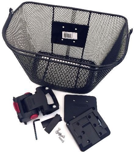 Panier Avant Vélo à Clip – Fixation Guidon Ø22,2 / Ø25,4 mm – 33x24x25 cm