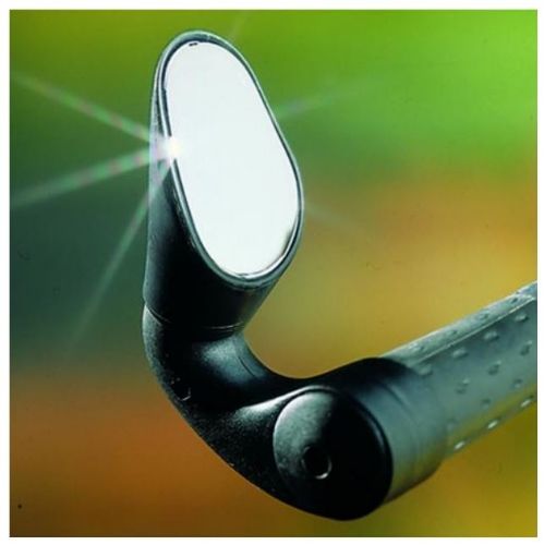 Rétroviseur vélo gauche Sprintech City/VTT – Noir – Large vision, anti-vibration, résistant aux chocs