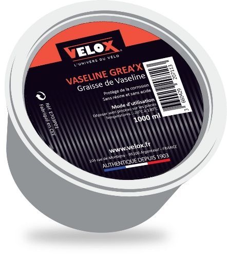 Graisse vaseline vélo – 1 kg – Lubrification incolore haute protection anti-corrosion