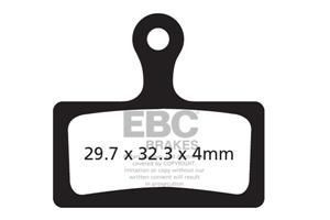 Plaquettes de frein vélo Shimano XTR 2011 (M985) – Modèle EBC CFA614 – Puissance et précision haut de gamme