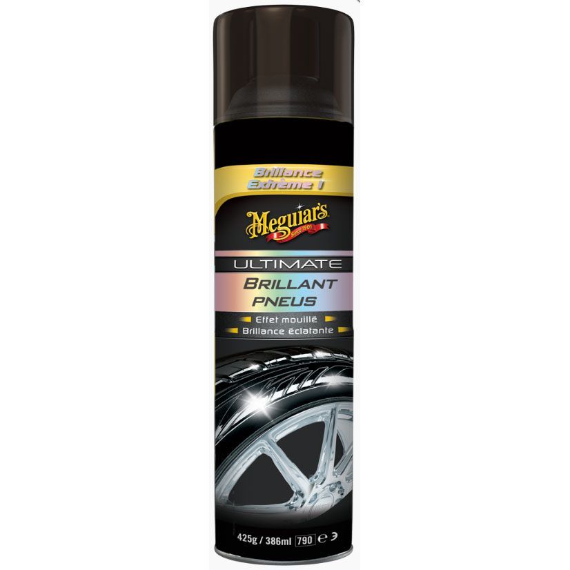 MEGUIAR’S Brillant Pneus Ultime 425 g – Effet mouillé intense et brillance extrême