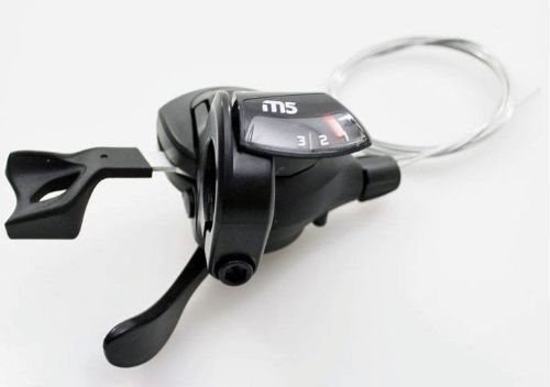 Manette de dérailleur gauche SunRace M5 – VTT 3 vitesses, Push/Pull
