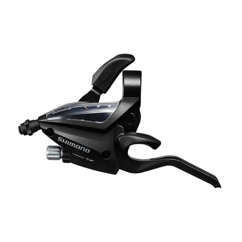 Manette de dérailleur gauche Shimano ST-EF500 – VTT 3 vitesses, levier 2 doigts