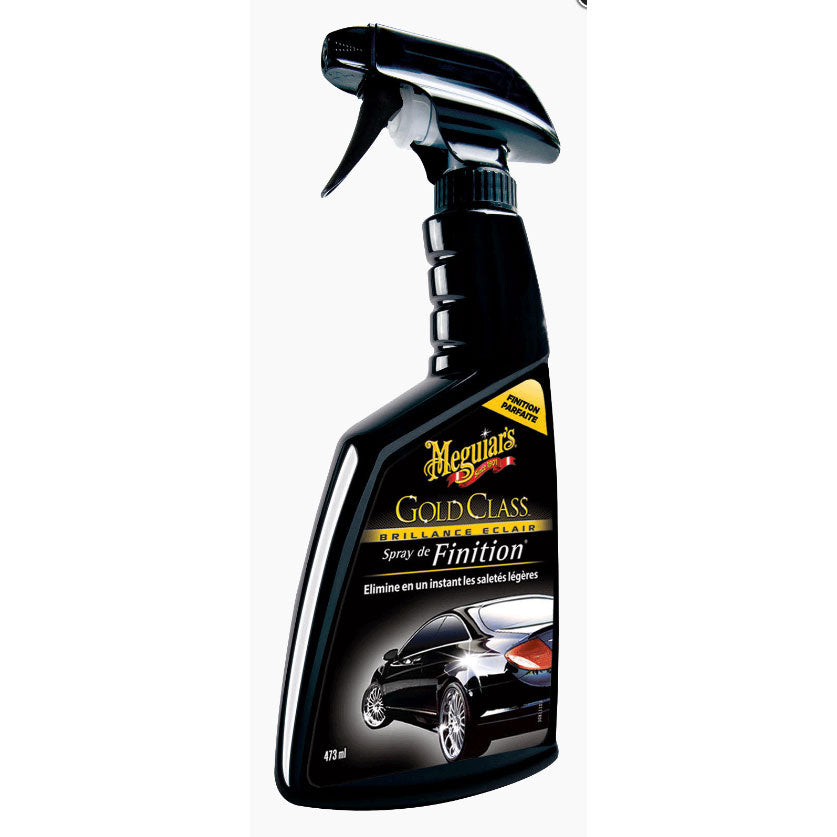 MEGUIAR’S Spray de Finition Gold Class 473 ml – Brillance éclatante entre deux lavages