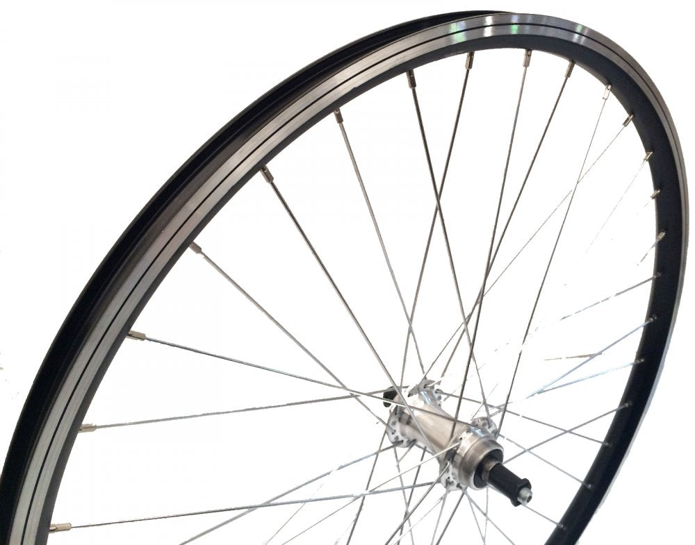 ROUE 26" VTT ARRIERE JANTE ALU DOUBLE PAROI NOIRE FREIN PATIN MOYEU ALU BLOCAGE RAPIDE ROUE LIBRE 6/7/8V