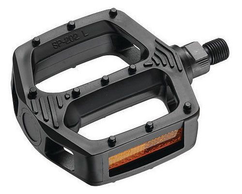 Photo de Pédales VTT en dural avec cage – Modèle SP2662 – Conditionnement carte – Robustesse et adhérence maximale par MARWI