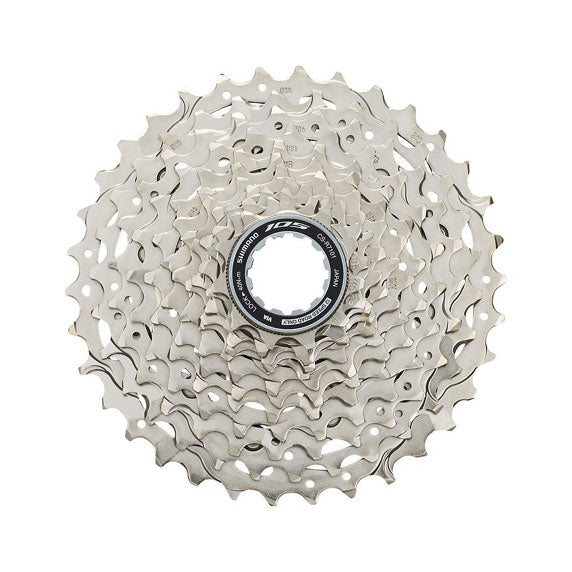 Photo de Cassette Route Shimano 105 CS-R7101 12 Vitesses – 11x34 – Étagement Progressif pour Polyvalence Maximale par SHIMANO