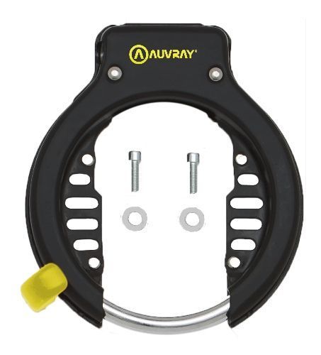 Antivol fer à cheval Auvray Mega Lock ART – Ø9 mm – Avec fixations cadre et 2 clés réversibles
