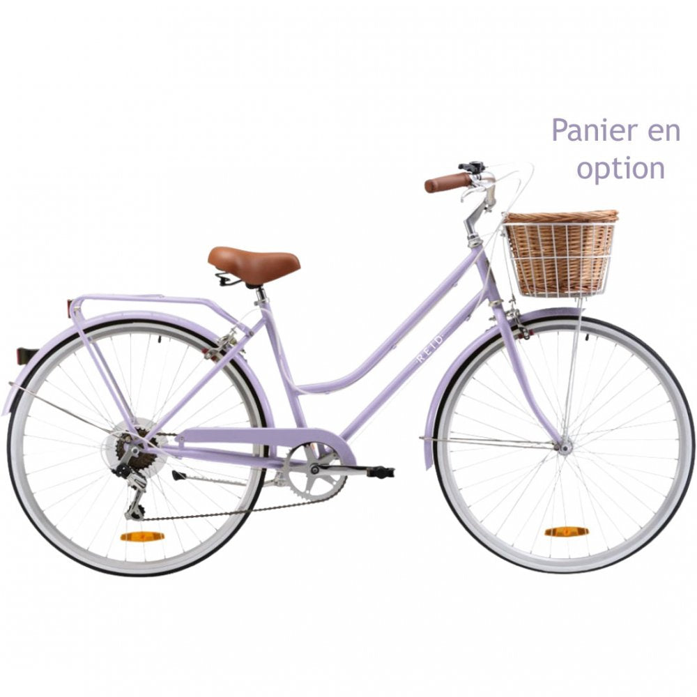 VELO URBAIN 28' REID LADIES CLASSIC LAVANDE L - 52CM 7 vitesses