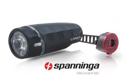 Kit éclairage vélo Lanza + Dot – 20 & 10 Lumens, longue autonomie, idéal ville et sport