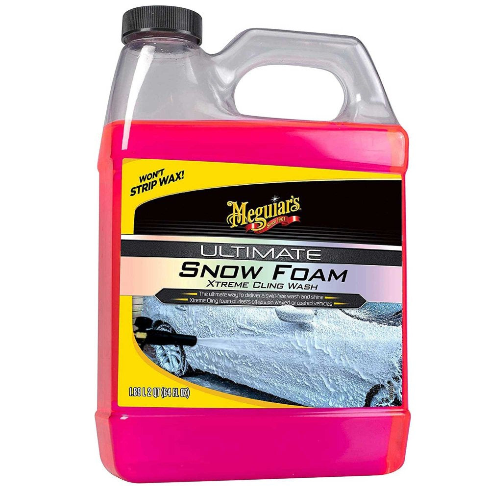 Photo de Meguiar's Ultimate Snow Foam 1,89 L – Shampooing canon à mousse, mousse dense, pH neutre, sans altérer les protections par MEGUIAR'S