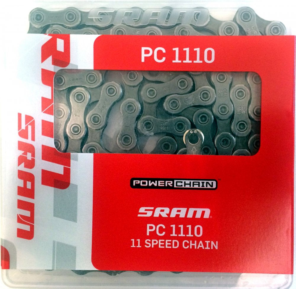 Photo de Chaîne vélo SRAM PC-1110 – 11 vitesses – 114 maillons – PowerLock – Groupe NX – Transmission fluide et durable par SRAM