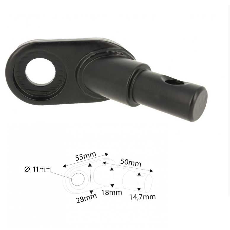 Photo de Attache Remorque Vélo Bellelli B-Travel – Fixation Axe Arrière par BELLELLI