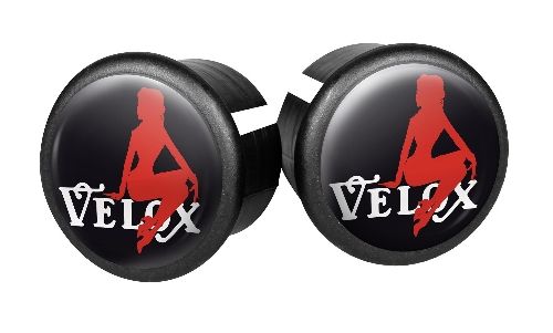 Photo de Embouts de guidon route Guidoline – Modèle Pin-Up vintage par VELOX