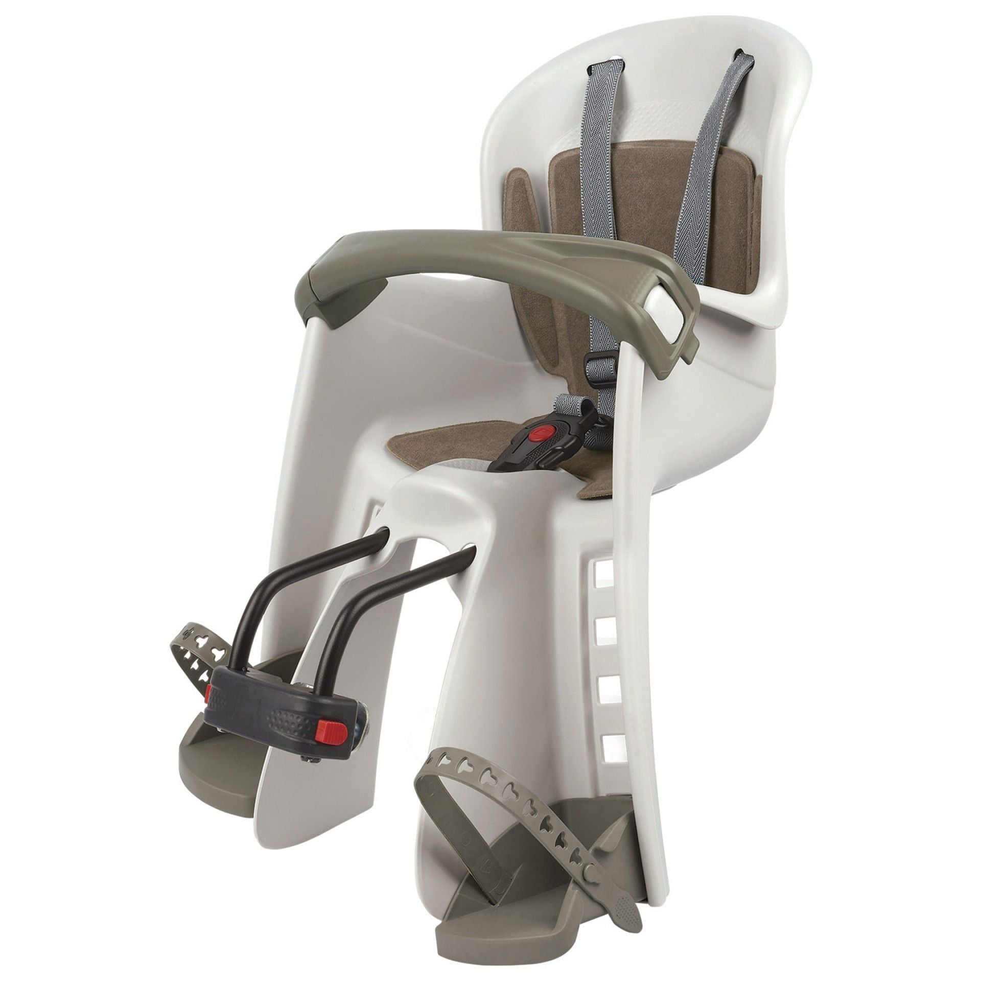 Porte-Bébé Avant Vélo Bilby Junior FHT D20-40 – Cream/Brown – Montage Douille Ø22-40 mm – 9 à 15 kg