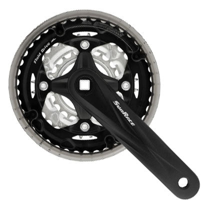 Photo de PEDALIER 22X32X42 SUNRACE 170mm 7 / 8 V par SUNRACE