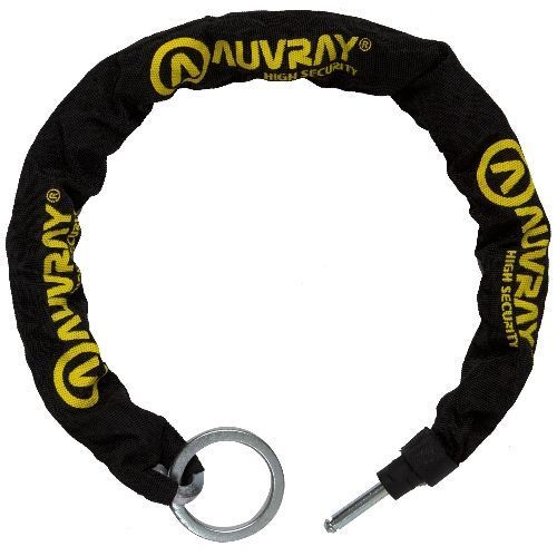 Chaîne lasso Auvray Plug – Ø8,5 mm x 90 cm – Pour antivol fer à cheval – Acier cémenté avec gaine nylon