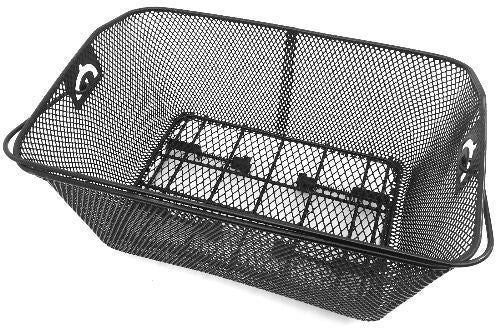 Panier Arrière Vélo à Clip – Grille Métal pour Porte-Bagage – 40x29x17 cm