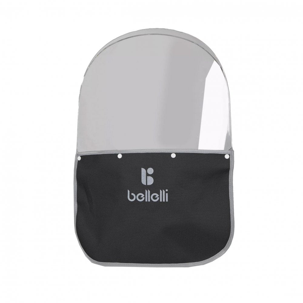 Pare-Brise Vélo Avant Bellelli – Brise-Vent Transparent – Fixation Guidon