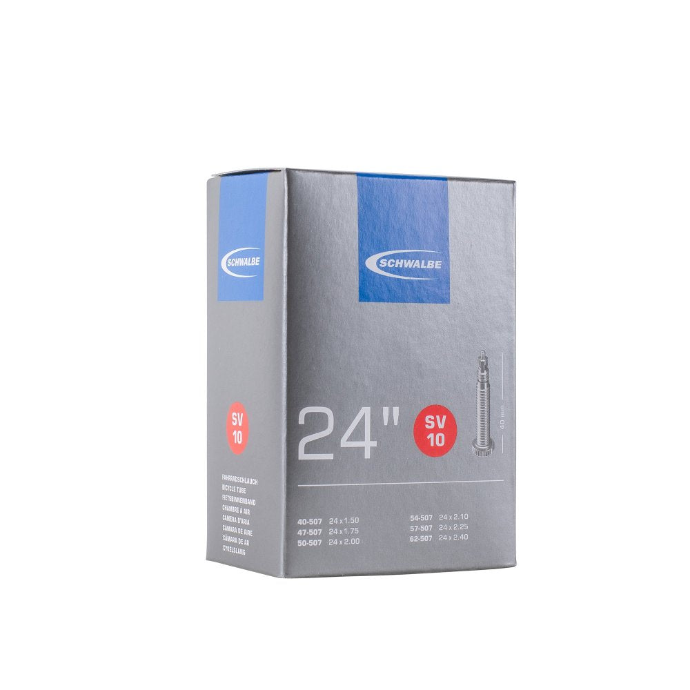 Chambre à air vélo Schwalbe SV10 24x1.50-2.40 (40/62-507) valve Presta 40 mm