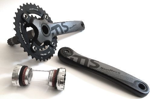 Pédalier VTT SunRace 22/36 dents 175mm – 10 vitesses avec boîtier BBM97 | Transmission fiable et durable