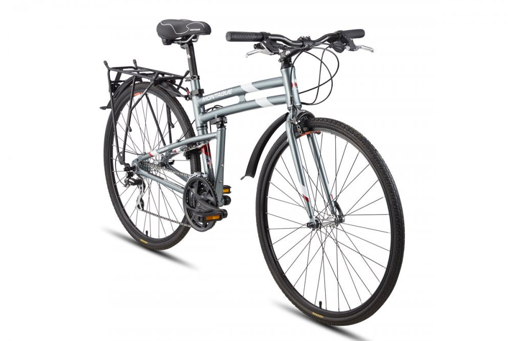 Vélo pliant Montague Urban 21" Smoke Argent – Roues 700C, 21 Vitesses