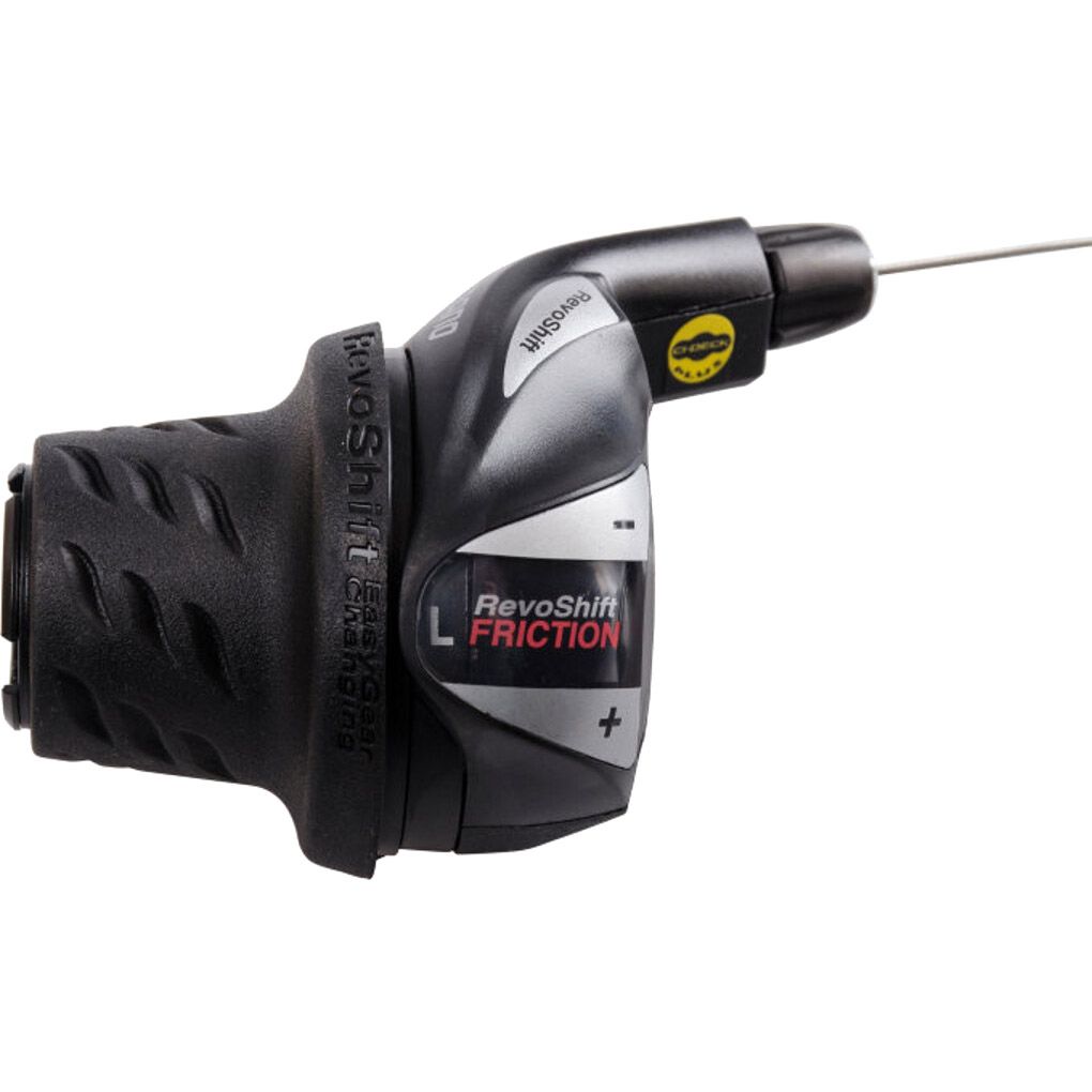 Manette de dérailleur gauche Shimano Tourney Revoshift – VTT 3 vitesses, système à friction