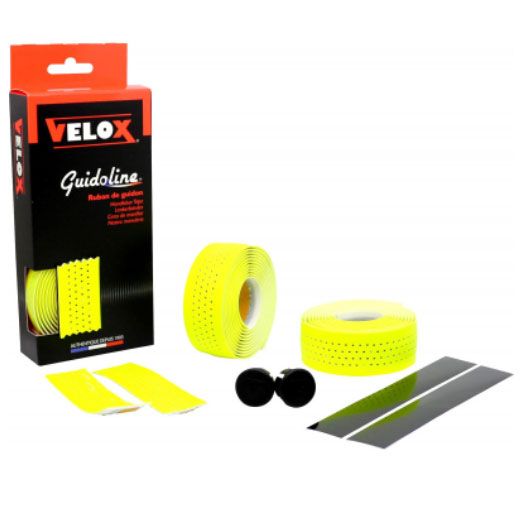 Ruban de guidon Guidoline Fluo Grip – Jaune fluorescent antidérapant