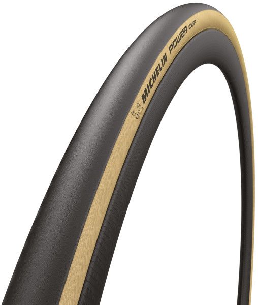 Pneu Vélo Michelin Power Cup Classic 700x25C (25-622) – Tubeless Ready – 3×120 TPI – GUM-X – Flancs Beiges