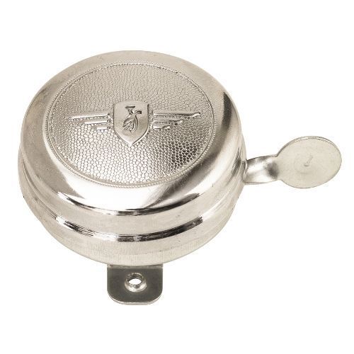 Sonnette vélo Chrome – Timbre métallique Ø54 mm, son clair et design classique